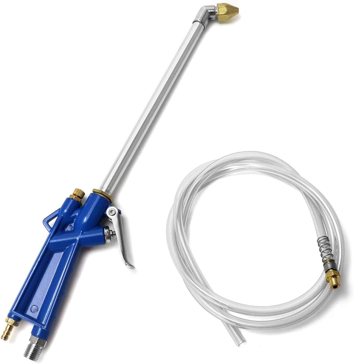 Air Blow Gun Pneumatic Engine Cleaning Gun with 4Ft Hose, Cleaning Degreaser Sprayer Tool