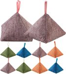 Charcoal Bamboo Bags, Activated Charcoal Odor Absorber Eliminator Bag (8, Green, Brown, Orange, Blue)