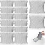 50 Pcs Activated Carbon Odor Eliminator Replacement for Hooded Cat Litter Box, Coconut Shell Charcoal Bags for Pet Odor Control