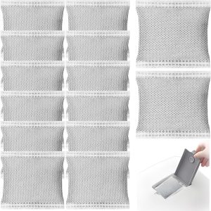 50 Pcs Activated Carbon Odor Eliminator Replacement for Hooded Cat Litter Box, Coconut Shell Charcoal Bags for Pet Odor Control